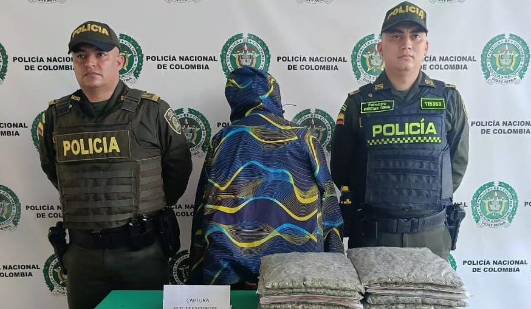 Atrapan a un individuo llevando marihuana y bazuco en Chinchiná