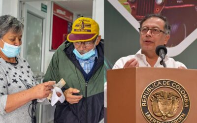 El presidente Gustavo Petro anunció apoyo económico a personas mayores de 80 años sin pensión.