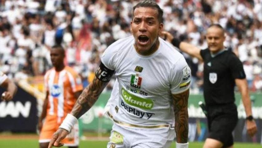 Dayro Moreno empata el récord de máximo goleador del Fútbol Profesional Colombiano (FPC) establecido por Galván Rey.